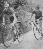 Charly Gaul during the Tour de France 1958